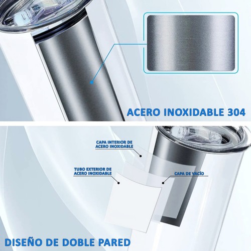 Mug Acero Inoxidable Sublimable Skinny M158