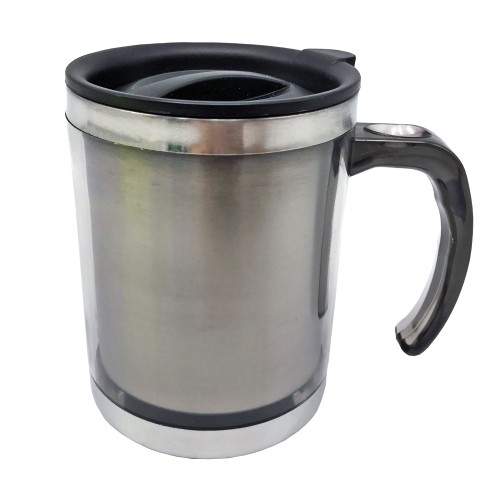 Mug Tazón Acero Inoxidable Termico / PVC M16