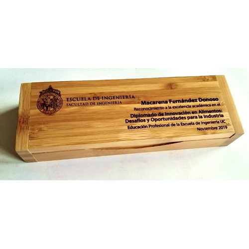 Set Bolígrafo Portaminas Bamboo B7