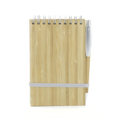Cuaderno - Libreta Tapa Bamboo con Bolígrafo N29