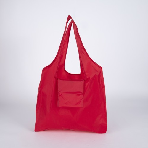 Bolsa plegable de compras en tela reciclada RPET 15L