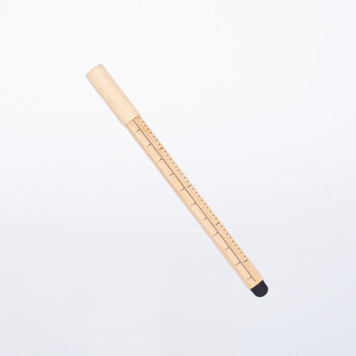 Lápiz de Bamboo con punta Tungsteno, Puntero Touch-Screen y regla de medir