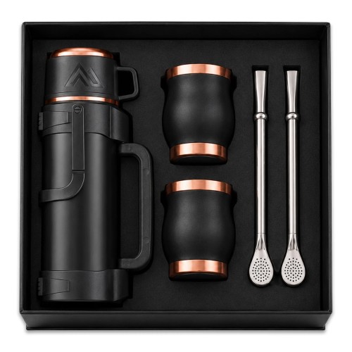 Set de Mate color ENCOBRIZADO/NEGRO M128