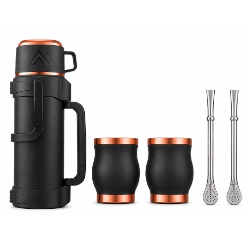 Set de Mate color ENCOBRIZADO/NEGRO M128