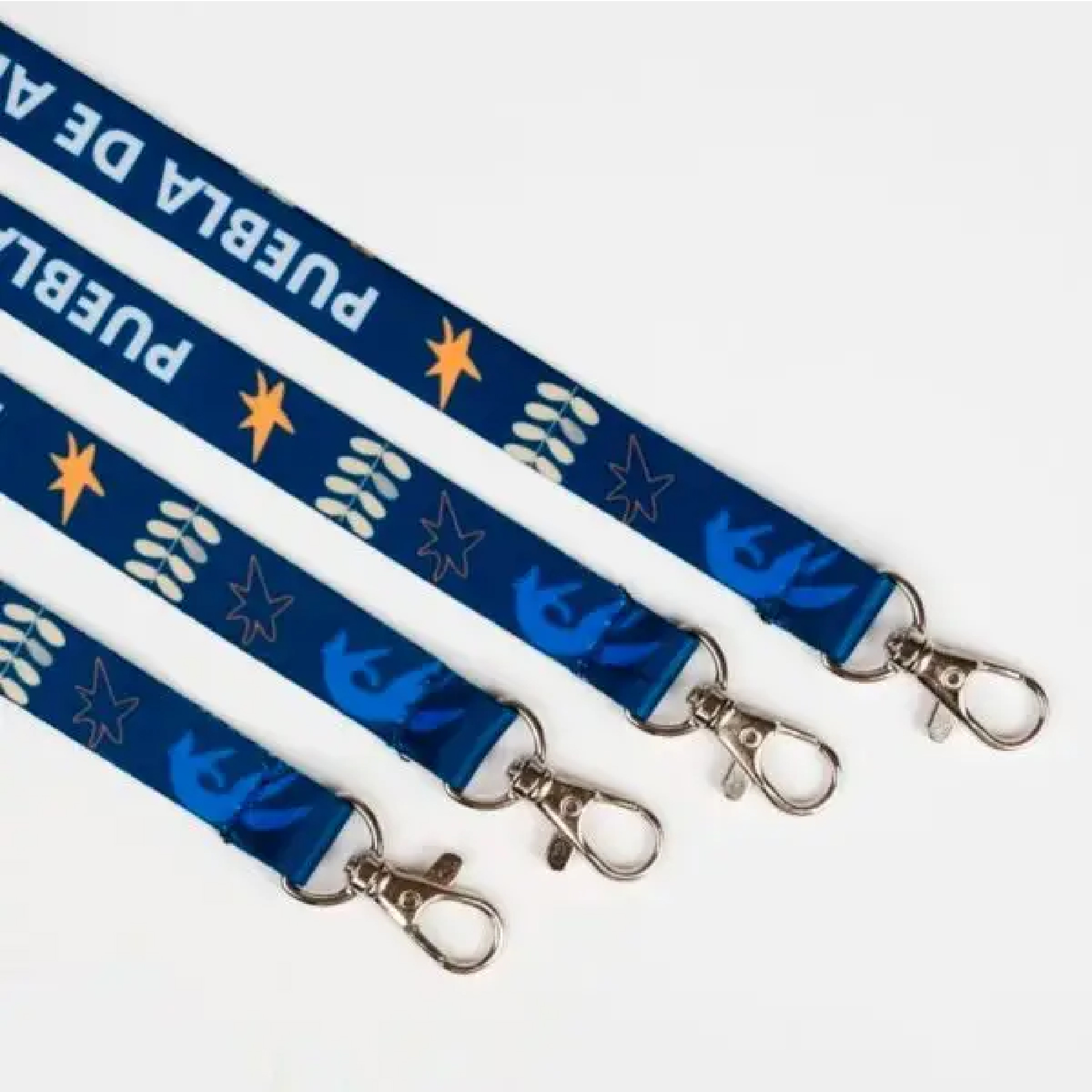 Lanyards Clásico con mosquetón giratorio 2,5cm