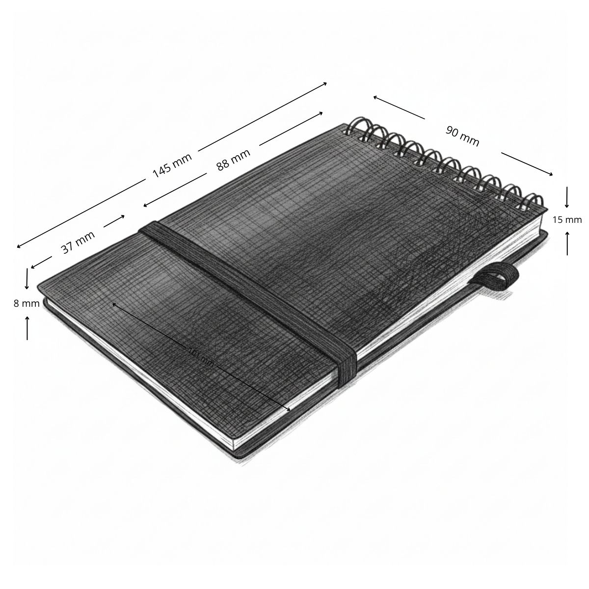 Set KAUAI: Mug, Libreta A6, Bolígrafo y Caja