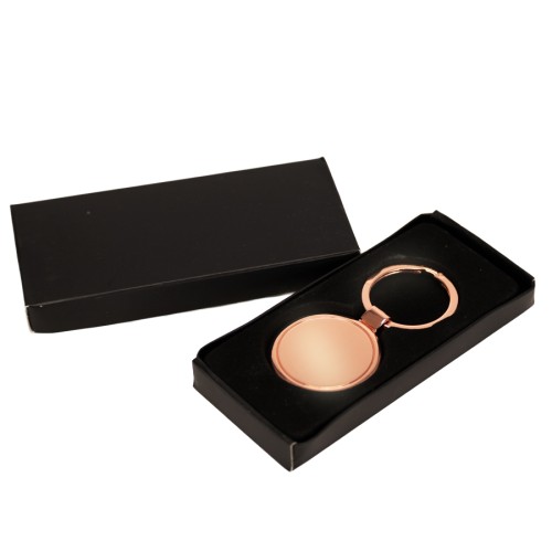 Llavero redondo encobrizado 