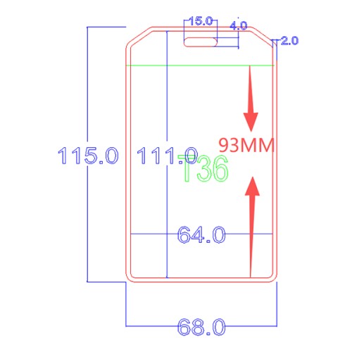 Portacredencial PVC T36