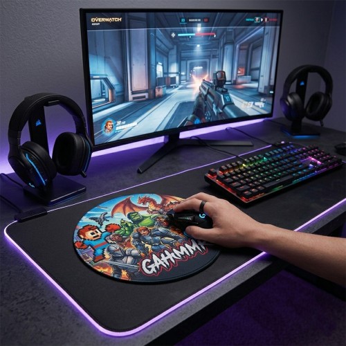 Mouse Pad Circular Impermeable-sublimación MP05
