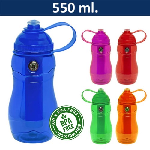 Botella Plástica Caramayola Brújula con Enfriador M31