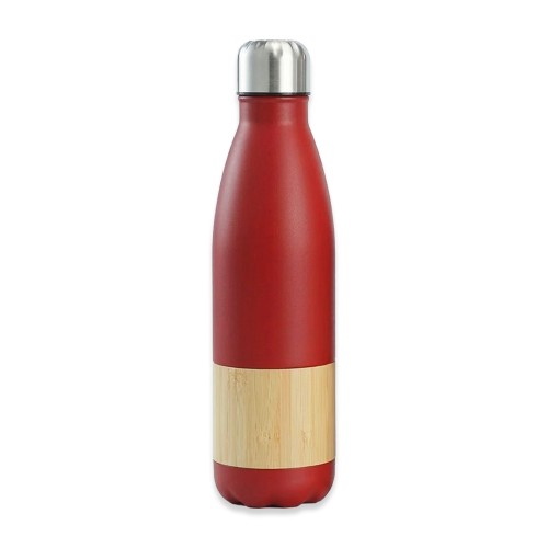 Botella Acero Inoxidable Térmica + Bamboo M201