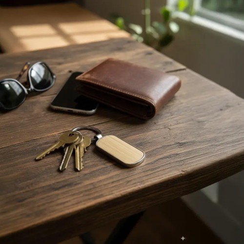 Llavero Madera Bamboo K124