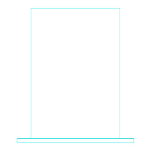 Galvano Cristal Rectangular LSA 11