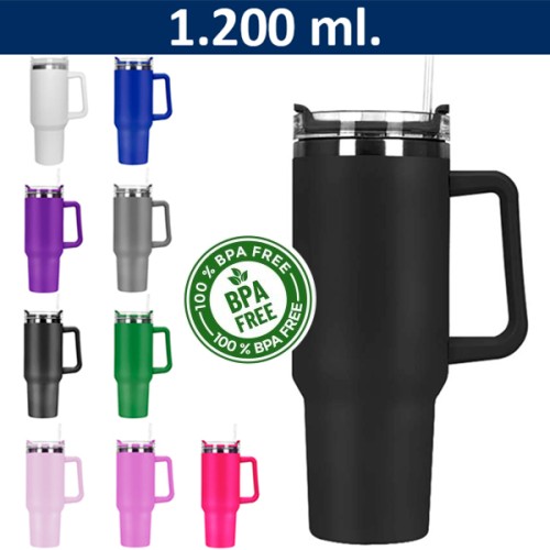 Mug Tazón Acero Inoxidable Termico M43
