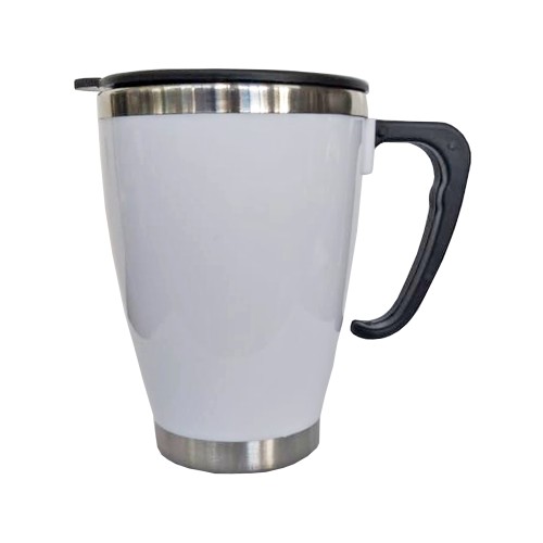 Mug Tazón Acero Inoxidable / PVC Cónico M29