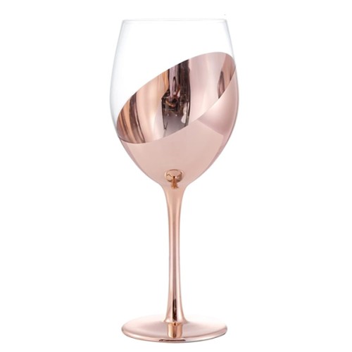 Set de Copas y Decantador para Vinos ENCOBRIZADO M88