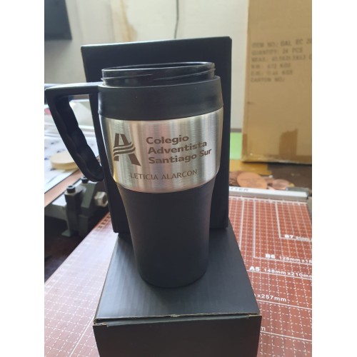 Mug Tazón Acero Inoxidable Termico M12