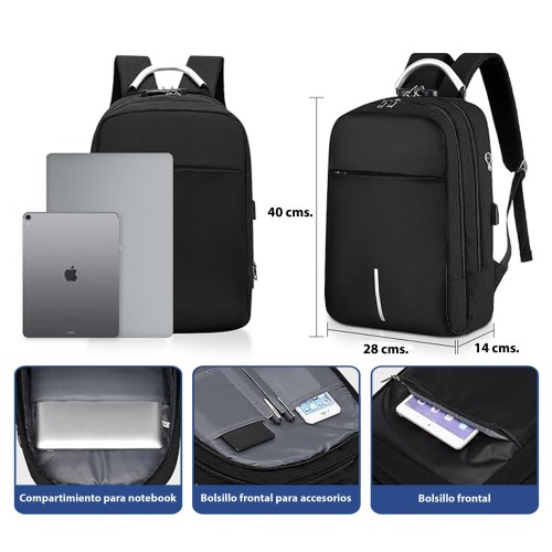 Mochila Porta Notebook E47