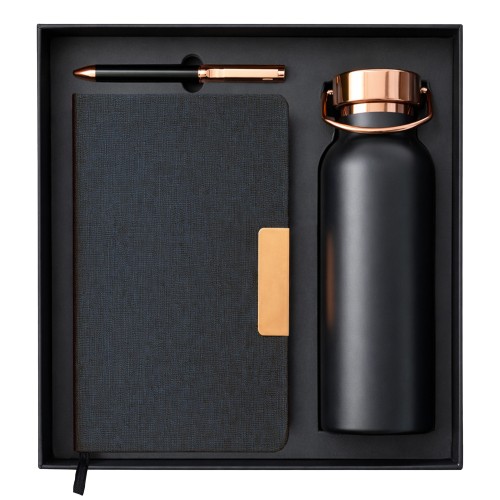 Set Botella Acero Inoxidable Térmica + Bolígrafo + Libreta M94