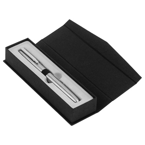 Bolígrafo Roller Metálico con Estuche B60 PLATEADO