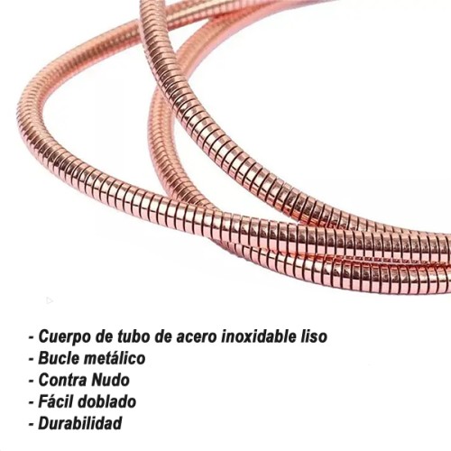 Cable Conector Lightning Apple T64 ENCOBRIZADO