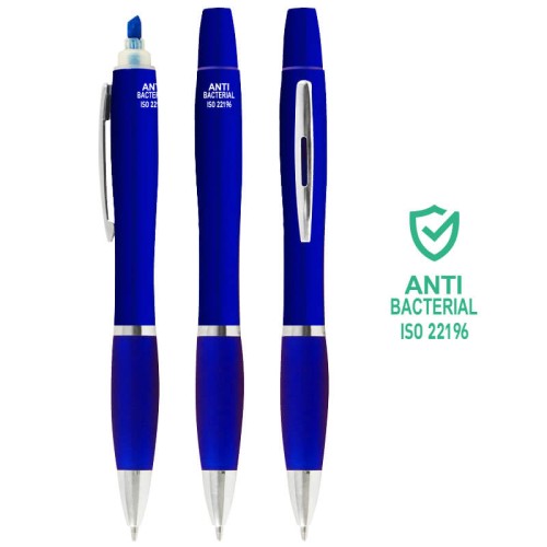 Bolígrafo Lápiz Plástico Anti-bacterial Destacador CO30