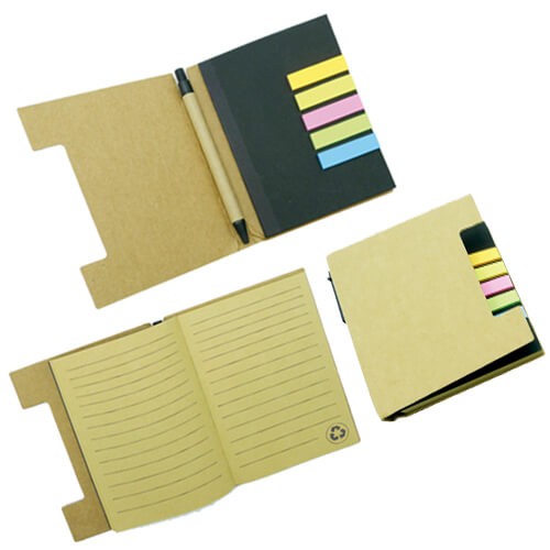 Memo set Tapa carton con Boligrafo N19