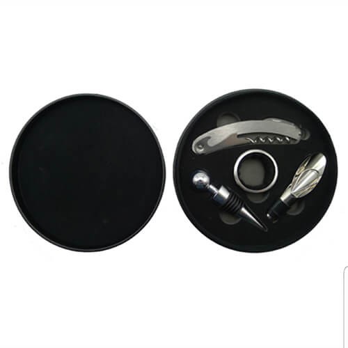 Set de Vino Símil Cuero W7
