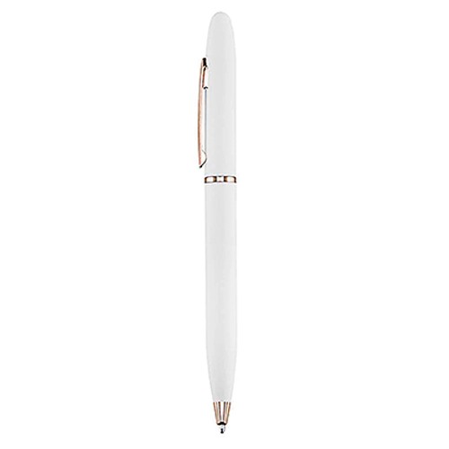 Bolígrafo Lápiz Metálico L77 ENCOBRIZADO BLANCO